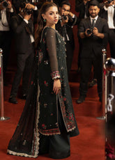 Asim Jofa Luxury Festive Embroidered Chiffon 3 Piece Unstitched Suit AJ25LFD3 AJLLF-17